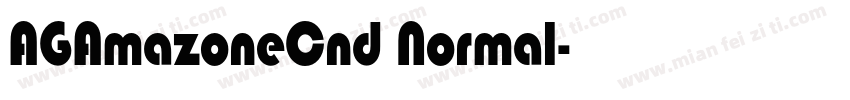 AGAmazoneCnd Normal字体转换